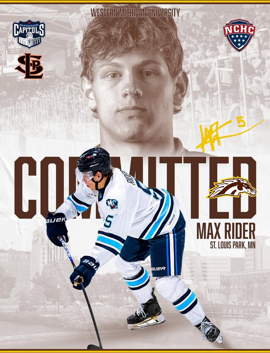 Congratulations to Max Rider on his commitment to Western Michigan! Max is the epitome of what it means to be an Oriole. We are so proud of him and excited to see the next step in his hockey journey! Thanks for letting us be a part of it!