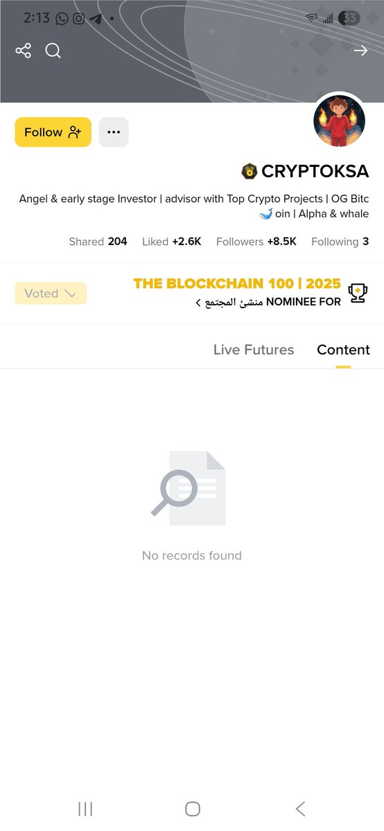 BasharAlzo3333's tweet photo. @cryptoksa https://t.co/1inW3EseMC