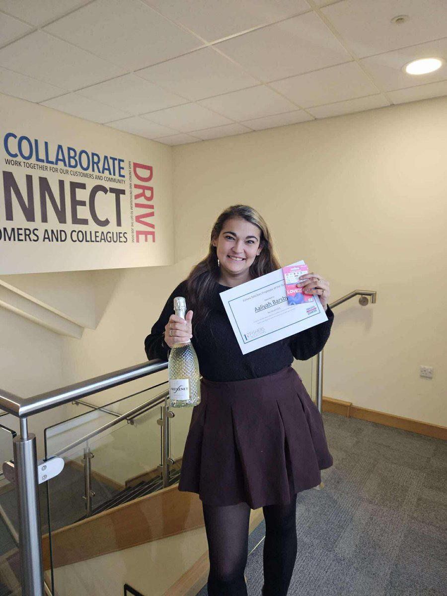 FishersLaw's tweet image. ✨ Employee of the Quarter! ✨ Congratulations to Aaliyah Barsby, our Legal Administration Assistant in the Private Client team, for always being helpful, cheerful, and prompt. Your dedication inspires us all! 👏🌟 #EmployeeRecognition #TeamFishers #LawFirm