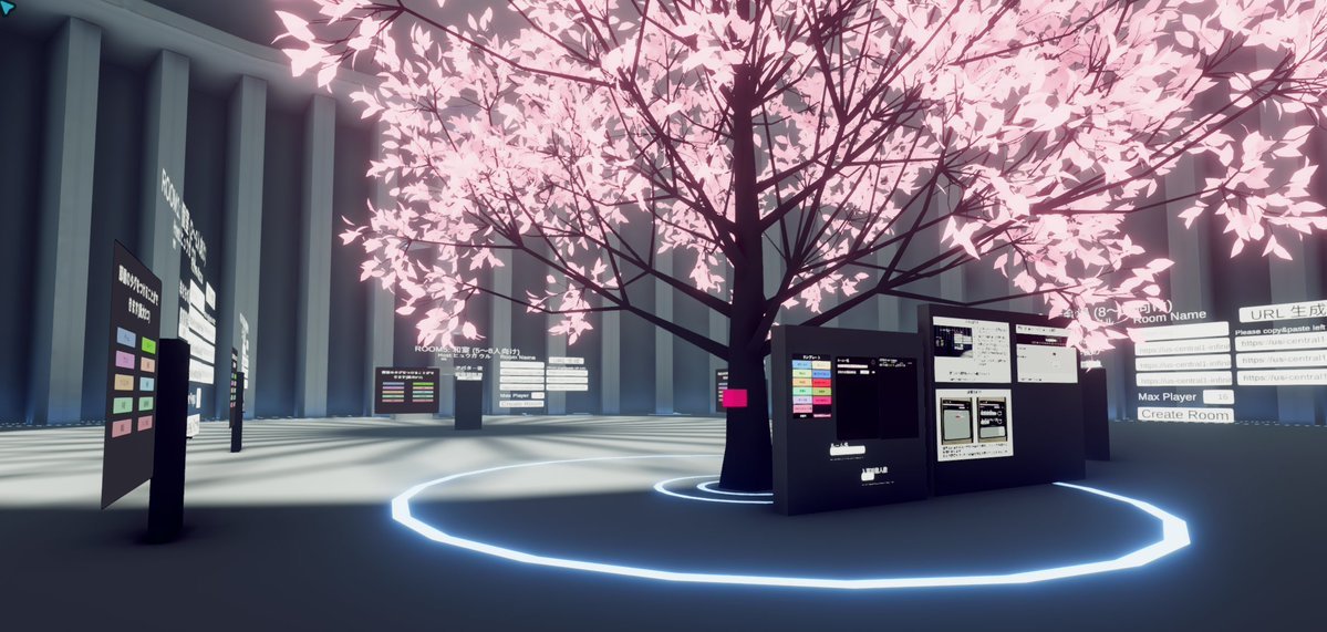 teRugWembV78059's tweet photo. #VRChatworld紹介 #VRChat
好きな話題の部屋を立てて、話し合うワールドを作りました！
部屋を作るとWeb上(https://t.co/cpstuF66mn)に登録されるので、どのインスタンスにどの部屋が建っているのか一目で確認することもできます

https://t.co/Gba6kyjmKX https://t.co/VZbTMryVu2
