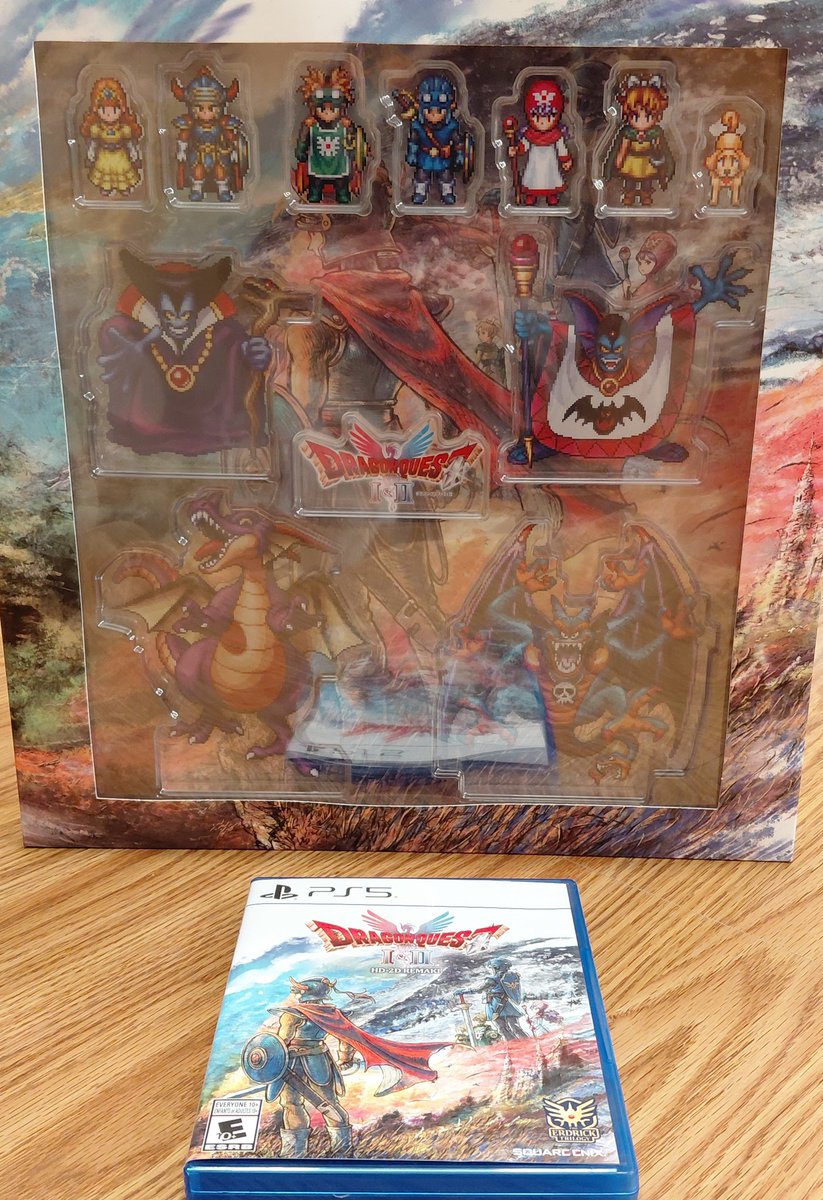 Happy Dragon Quest 1&amp;2 hd-2d remake launch day!
It's always the best day of the year whenever a new DQ game releases ❤️
And my CE just arrived 🥳