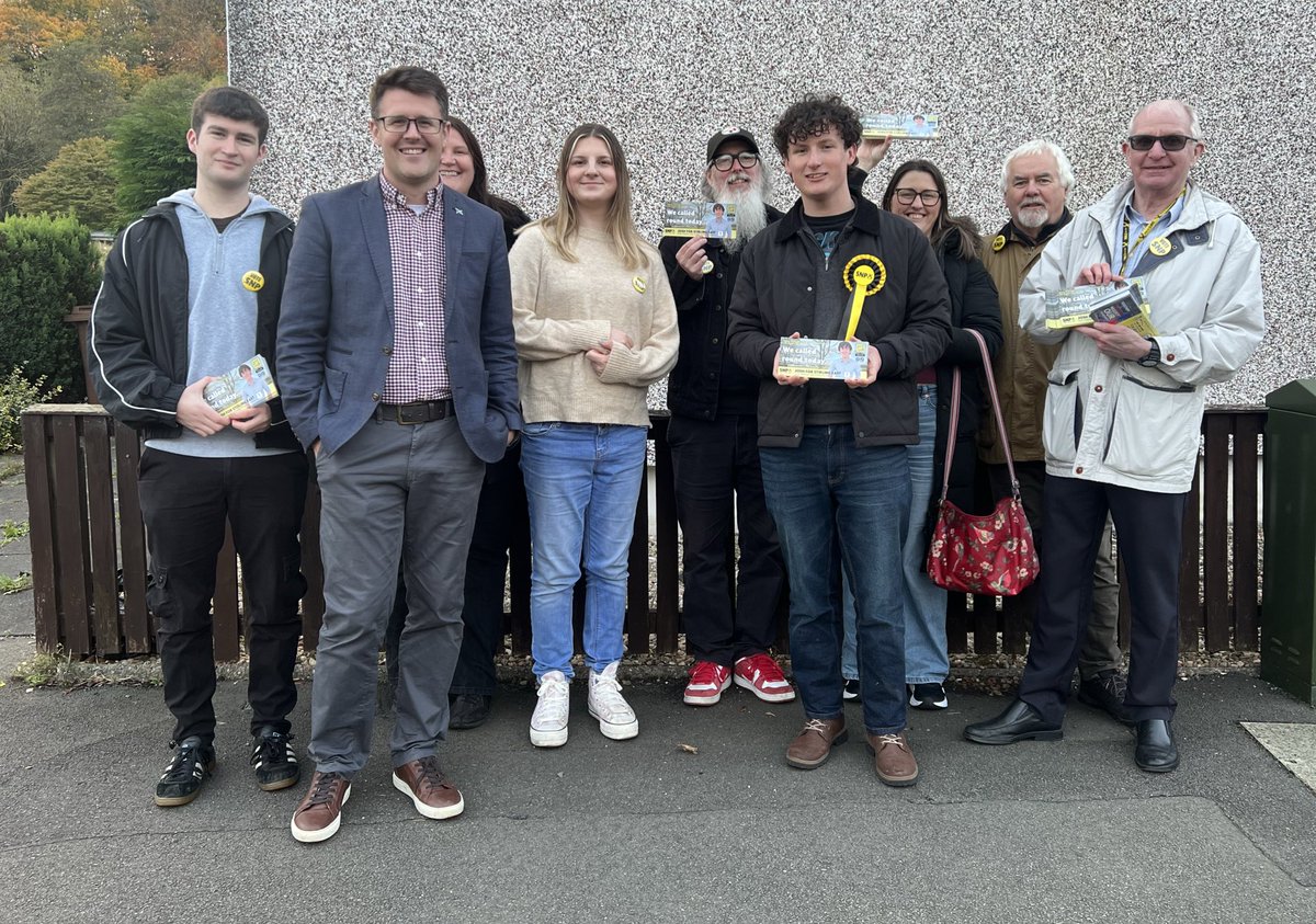 Massive congratulations to Scotland’s newest (and now, youngest!) Councillor, Josh Fyvie who has ensured an #SNPgain in Stirling East tonight. Was a pleasure to get out and campaign for him. A good boost to our campaign for #SP26. #activeSNP