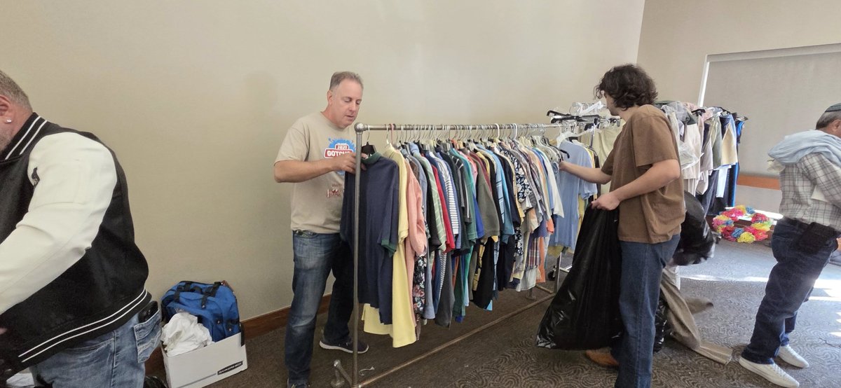 F.I.R.E (Firefighter Friends in Real Estate) &amp; Congregation Agudas Achim SA gathered donations &amp; the synagogue gave us all of the leftover rummage sale clothing for men, women, and children. Bring YOUR generous donations on 12/7/25. Details at GotchaCovered.org