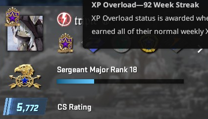 92 weeks xp overload
got it fast this week🫡