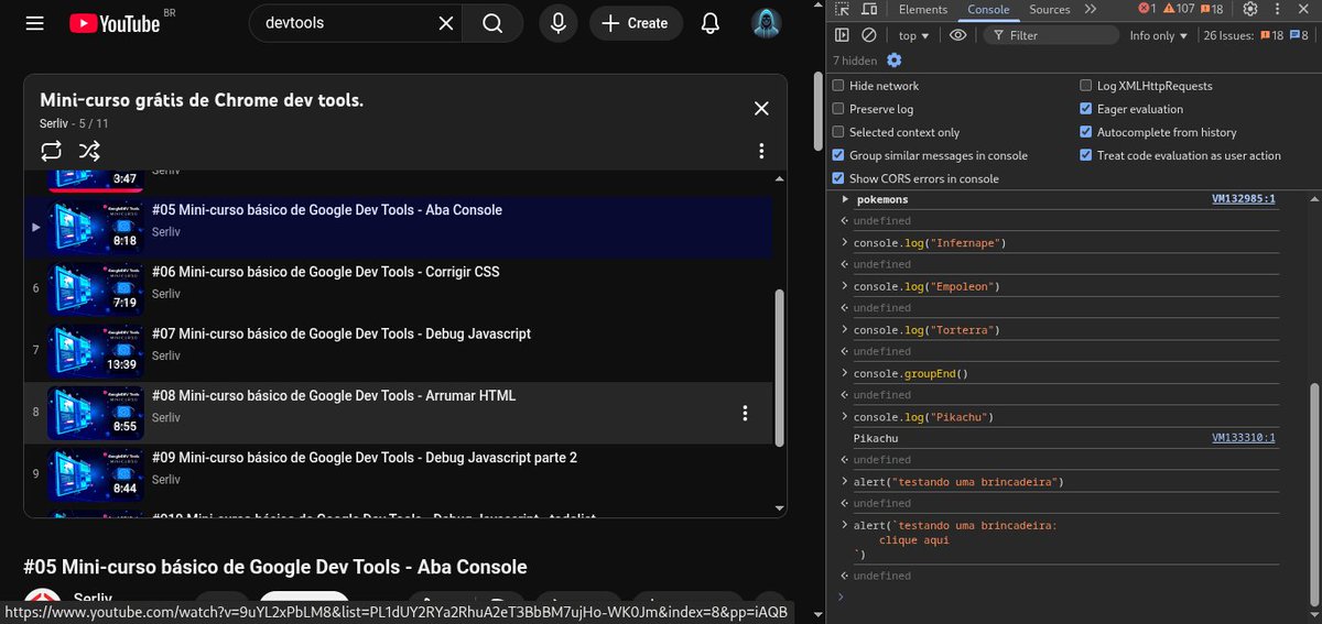 SpookeExe's tweet image. #365DaysOfCode Day 46/365 studying fullstack:
Ok, now i'm understand how devtools of google works
#buildinpublic #studytwt #webdev