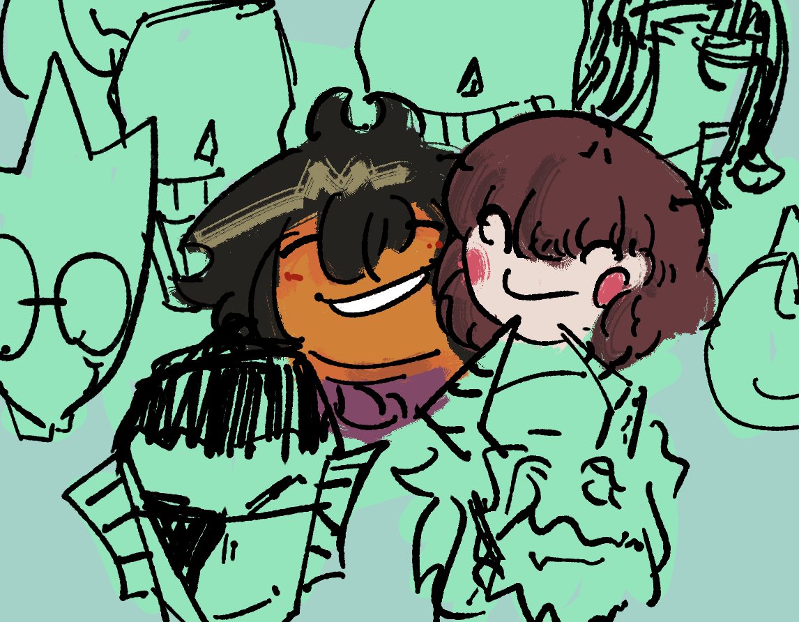 #frisktober day 22: affection #charisk