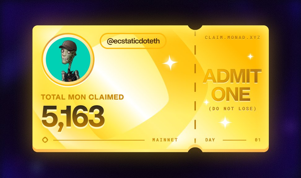 ecstaticdoteth's tweet image. GG&apos;s, thanks for playing. Ready for day 1 🫡 #Monad