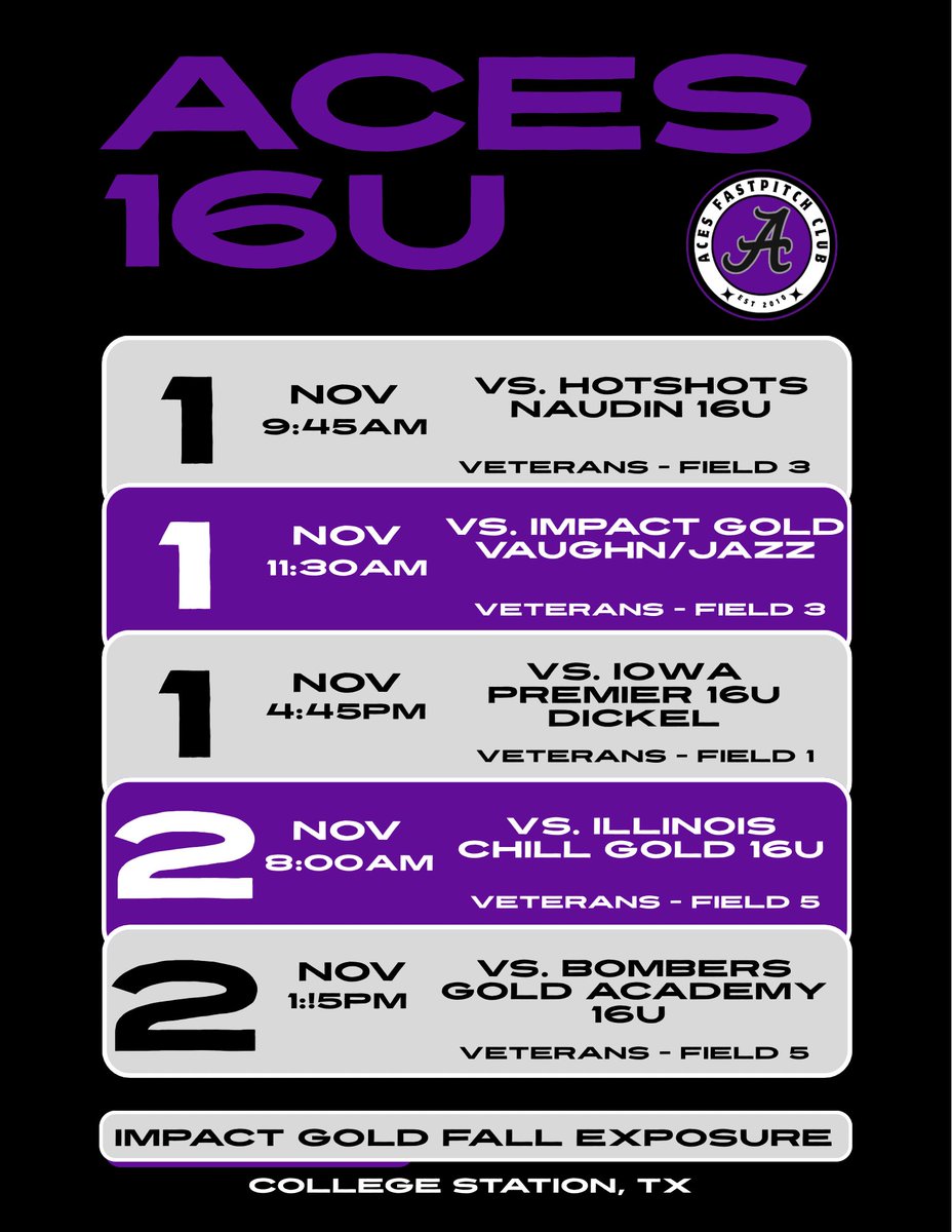 So excited to get on the field this weekend with my teammates in College Station Teaxs! Hope that you can come and check us out! <a href="/STayTaylor18/">Taylor Taylor</a> <a href="/rktaylor12/">RK Taylor</a> <a href="/Aces_SoftballKC/">Aces Softball</a> <a href="/HFLfastpitch/">Heart of America Fastpitch League | HFL</a> <a href="/thealliancefp/">The Alliance Fastpitch</a> <a href="/LineDsoftball/">Line Drive Media</a> <a href="/ExtraInningSB/">EXTRA INNING SOFTBALL</a> <a href="/SoftbalAmerica/">Softball America</a>