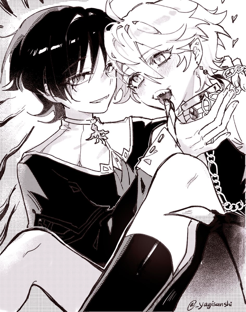 _yagisanshi's tweet photo. a happy halloween with a hungry vampire 😈

#scaraether https://t.co/HH7weFdRXI