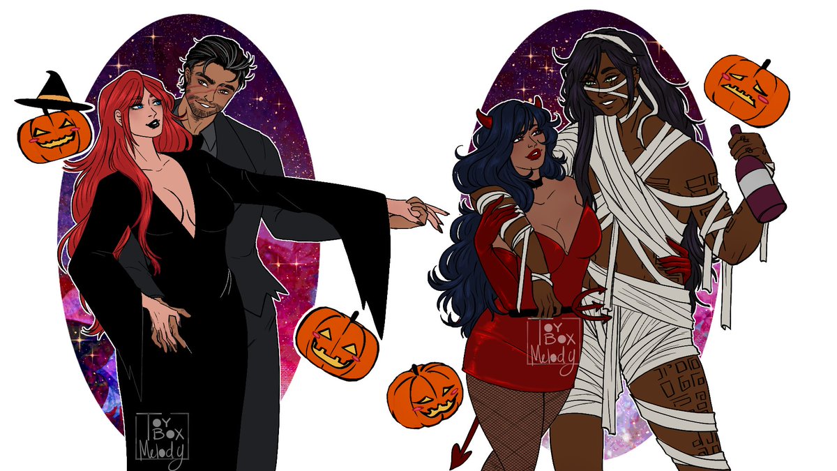 ✨🎃Happy Halloween🎃✨

Aila and Persia belong to <a href="/inupii1/">Inu</a>