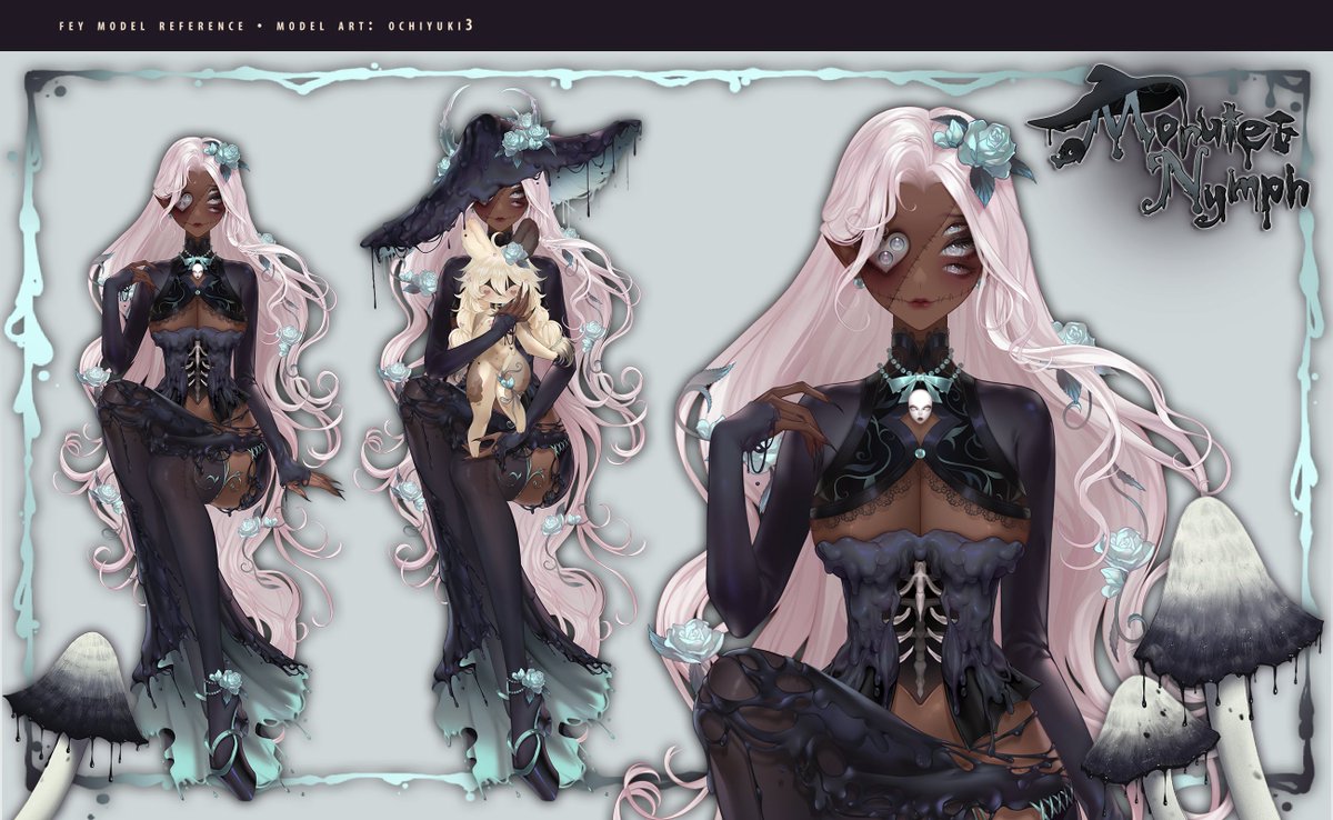 NymphChronicle's tweet image. ⋆˚࿔  The Twisted Fae - OC/VTUBER SELLING :୭˚. 

Asking Price is $4000 (negotiable) 

⋆˚ Essentially offering 2 models for one price ⸜(｡˃ ᵕ ˂ )⸝♡
⋆˚ Comes with both the twisted floral (unrigged) and the inky cap princess (rigged w/ vbridger) 
⋆˚  ~20pcs of art (I'm always…