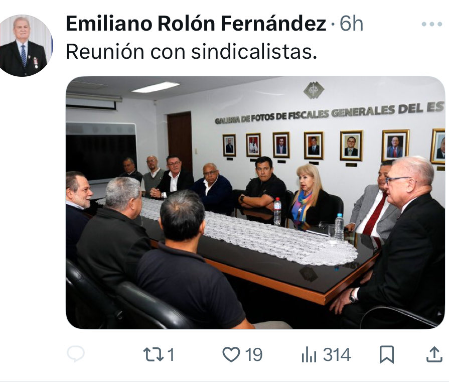 Don Emiliano Rolón (FGE), usted en su rol de funcionario público NO PUEDE cerrar los comentarios de sus redes cuando las usa para difundir información oficial. 
Esta censura arbitraria vulnera los principios de transparencia, participación ciudadana y libertad de expresión.😎