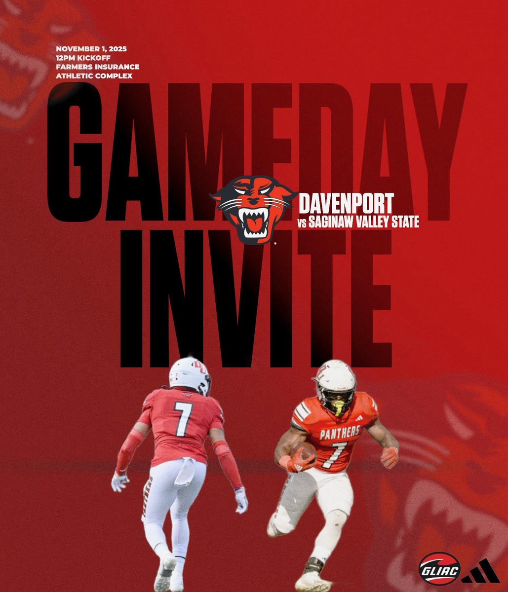 Excited to see Davenport play SVSU Saturday!! <a href="/CoachRuffing/">Nick Ruffing</a>