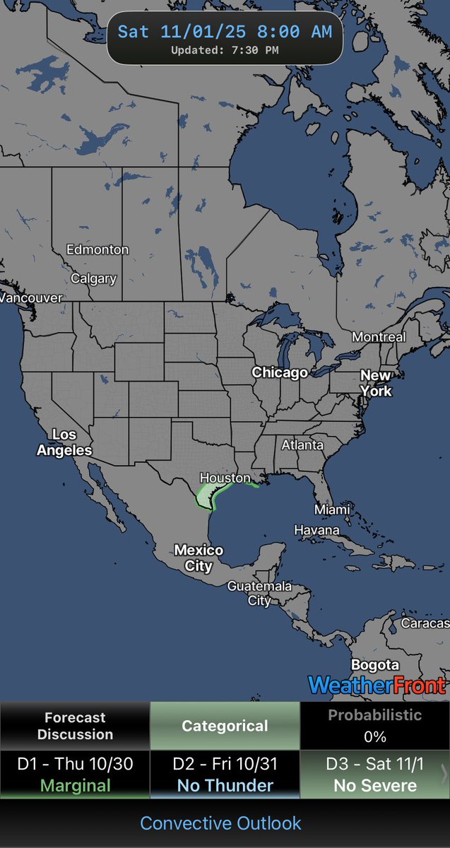 Neat opportunity here from our friends at <a href="/TornadoCoaching/">Storm Chaser Coaching</a> ⬇️

With no storms expected in the US tomorrow and only general thunderstorms in southeast TX on Saturday, this is a perfect way to indulge your fascination with severe weather!