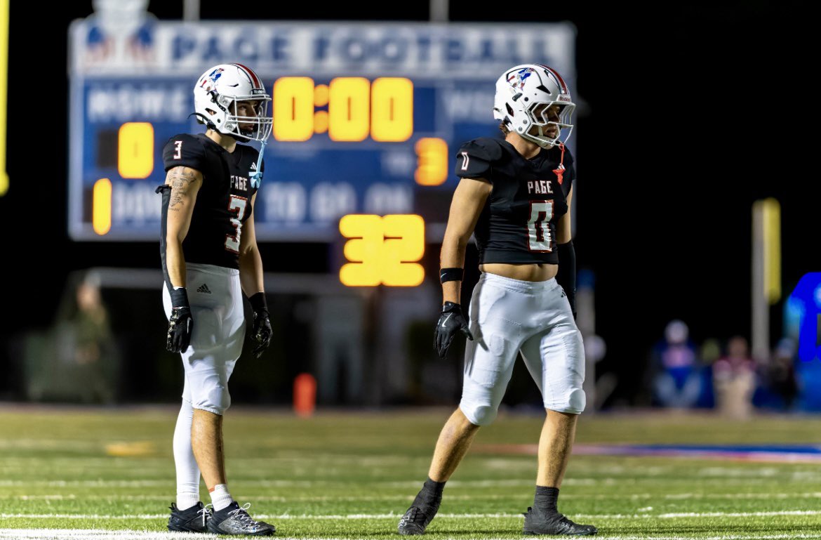 No fly zone…. Game time !! 
<a href="/wcsPHScr/">Charles Rathbone</a> <a href="/pagefootball/">Page Patriots Football</a> <a href="/wcsPHSathletics/">Page High Athletics</a> <a href="/Coach_Anes/">Curt Anes</a> <a href="/BielBryce/">Bryce Biel</a> <a href="/Canon_Jackson7/">Canon Jackson</a> <a href="/knightwilson0/">Knight Wilson</a> <a href="/sicilia_brandon/">Brandon Sicilia</a> <a href="/jonah_hennessy/">Jonah Hennessy</a> <a href="/CoachJHoath/">Jason Hoath</a>