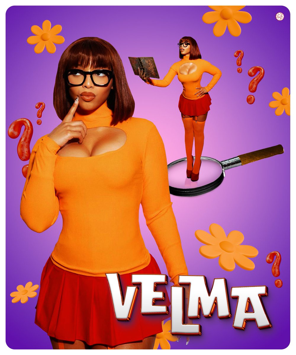 HGRAPHXCS's tweet image. chloe x halle as velma x daphne for halloween 2024🧡🔎💜

i made these last year but finished them after halloween was over, why not post them now🤷🏾‍♂️

@ChloeBailey @HalleBailey