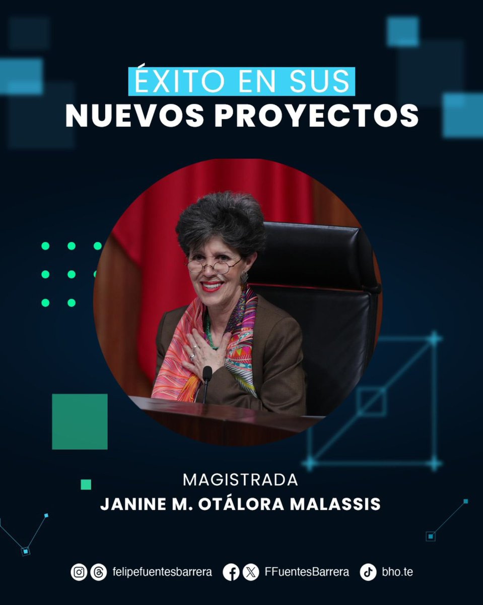 La vida de un juez no se define solo por la última sentencia. Somos más que un cargo, más que el mazo que sostenemos y más que las resoluciones que planteamos. Reconozco en usted a una mujer de gran prudencia y notable inteligencia, siempre equilibrada en sus acciones y