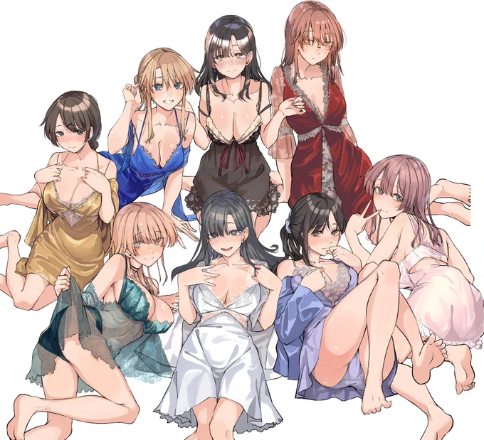 ちなみに集めるとこんな感じになります! ちょっと調整して簡単に背景付けるか