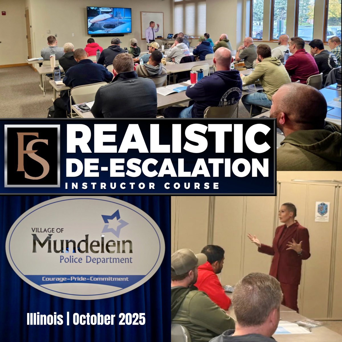 Wrapping Up in Mundelein Before 🎃Halloween! Through a dynamic tag-team effort, expert instructors and subject matter experts Derrick Crews and Nicole Florisi created a highly engaging learning environment that equipped participants with science-based, immediately applicable