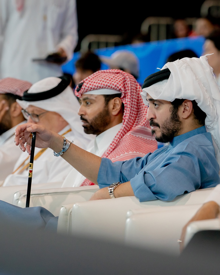 BaygBH's tweet photo. His Highness Shaikh Khaled bin Hamad Al Khalifa attends the competitions of the 3rd Asian Youth Games Bahrain 2025.

سمو الشيخ خالد بن حمد آل خليفة يشهد  منافسات دورة الألعاب
 الآسيوية للشباب الثالثة البحرين 2025

#Bahrain #BAYG #AsianGames #OCA #BahrainOlympic #BOC #Bahrain2025