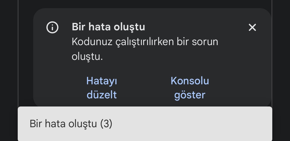 kodumun hatası