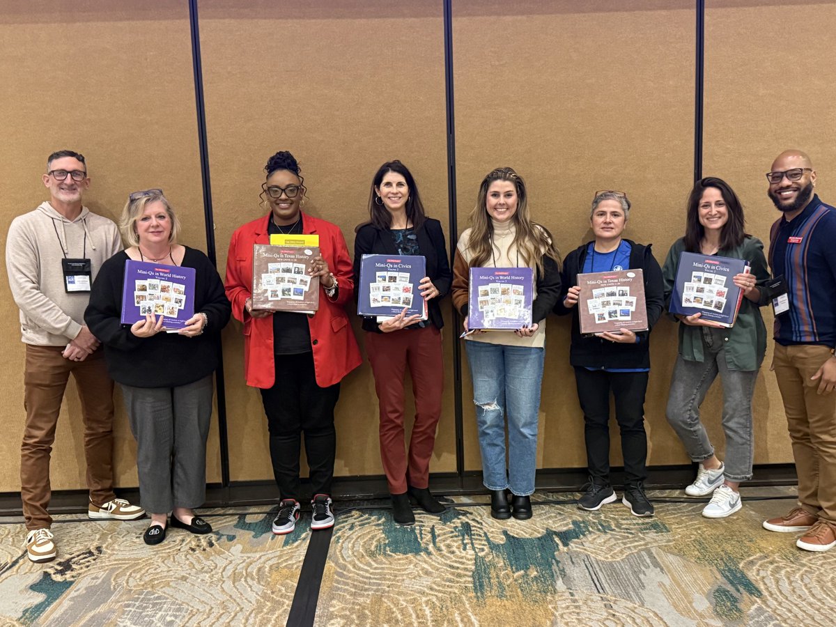 TxTSSLA's tweet image. Shoutout to DBQ Project for supporting our Texas Social Studies Leaders Association with fantastic giveaways! @DBQProject #tssla25