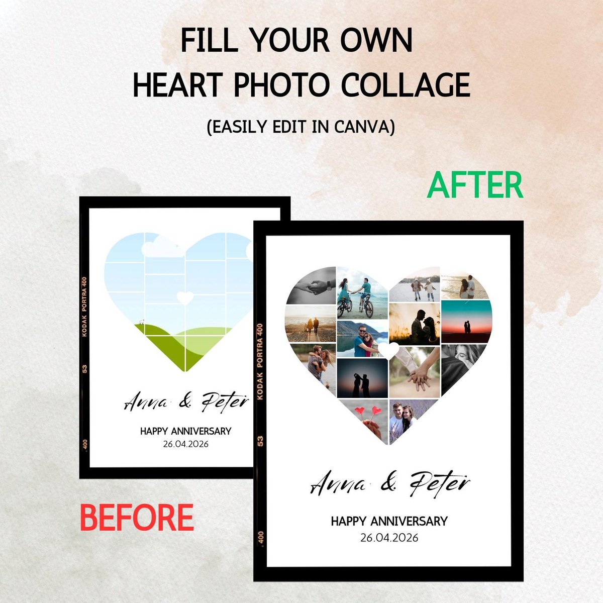 Anniversary Heart Photo Collage Custom Canva Frames Template 

more info > payhip.com/b/TfNzI 

#Anniversary #Heart #PhotoCollage #CustomCanvaFrames #CanvaTemplate #CoupleGoals #couplesonly #couplekissing #LoveDesignSeries