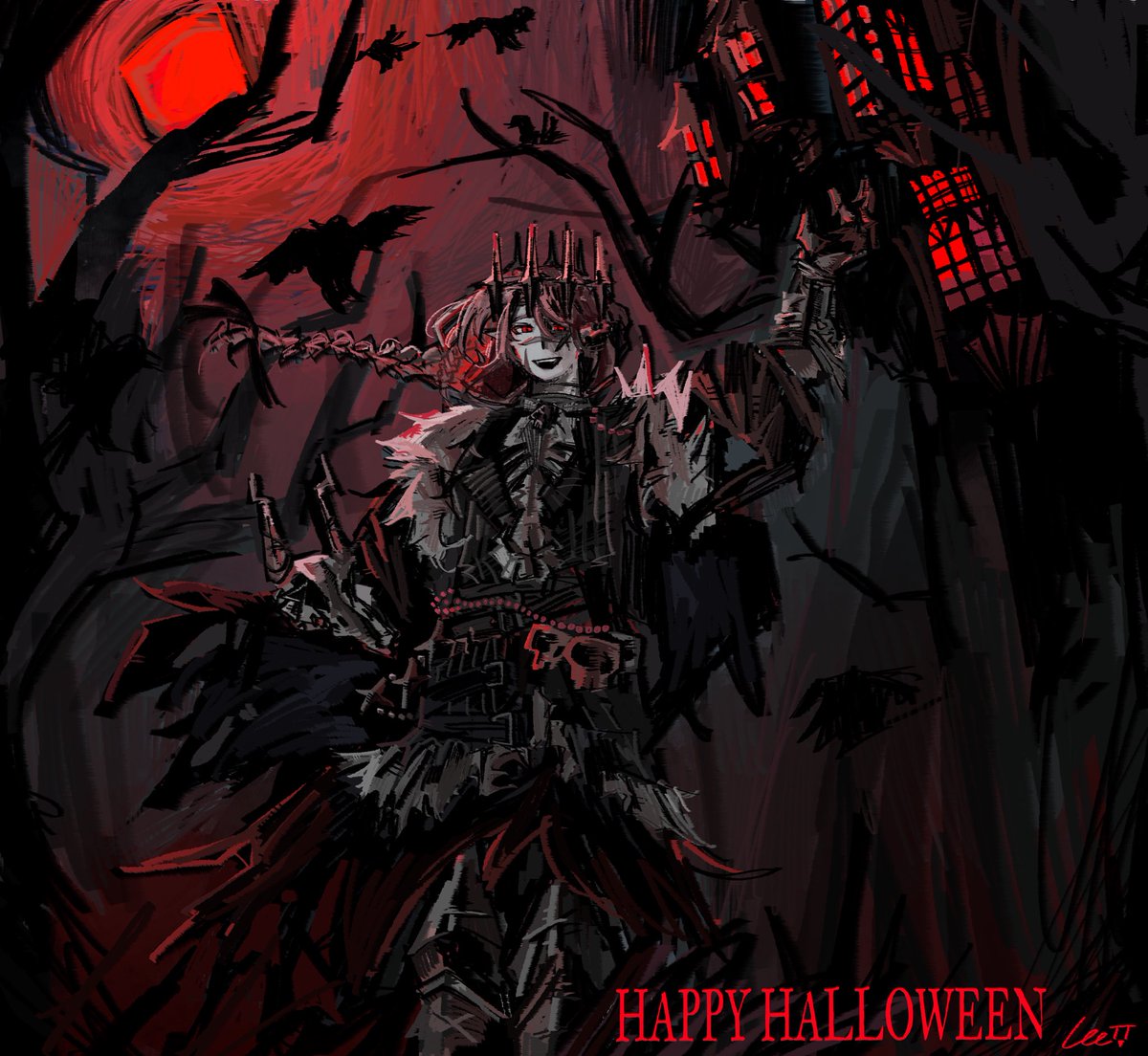 Lee_in_plut0's tweet image. Happy Halloween
🎃🐦‍⬛👑🐷❤️‍🔥🎃
#technobladefanart #technofanart