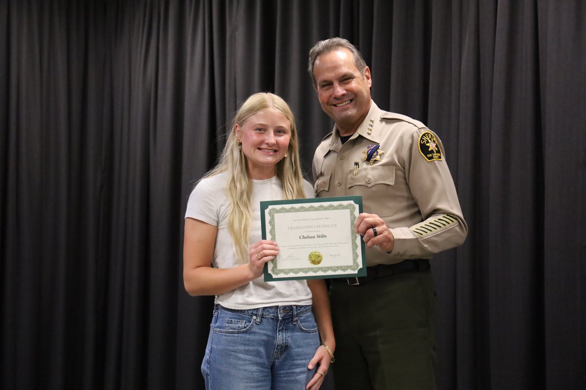 SLOSheriff's tweet image. Congratulations to Citizen Academy Class #40! Last night, we celebrated another incredible group of community members who completed our 10-week Sheriff’s Citizen Academy!

Throughout the program, participants got a behind-the-scenes look at the Sheriff’s Office, from processing…