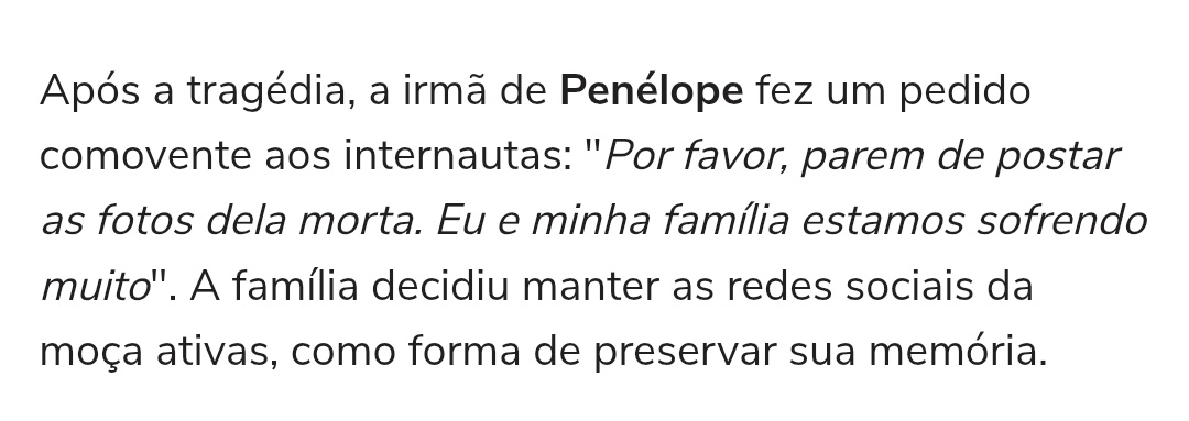 Zack_lope's tweet photo. @fantasma0287 A própria família confirmou que é ela mesma, e as redes sociais dela irão ficar ativa. https://t.co/1kprv74qkh