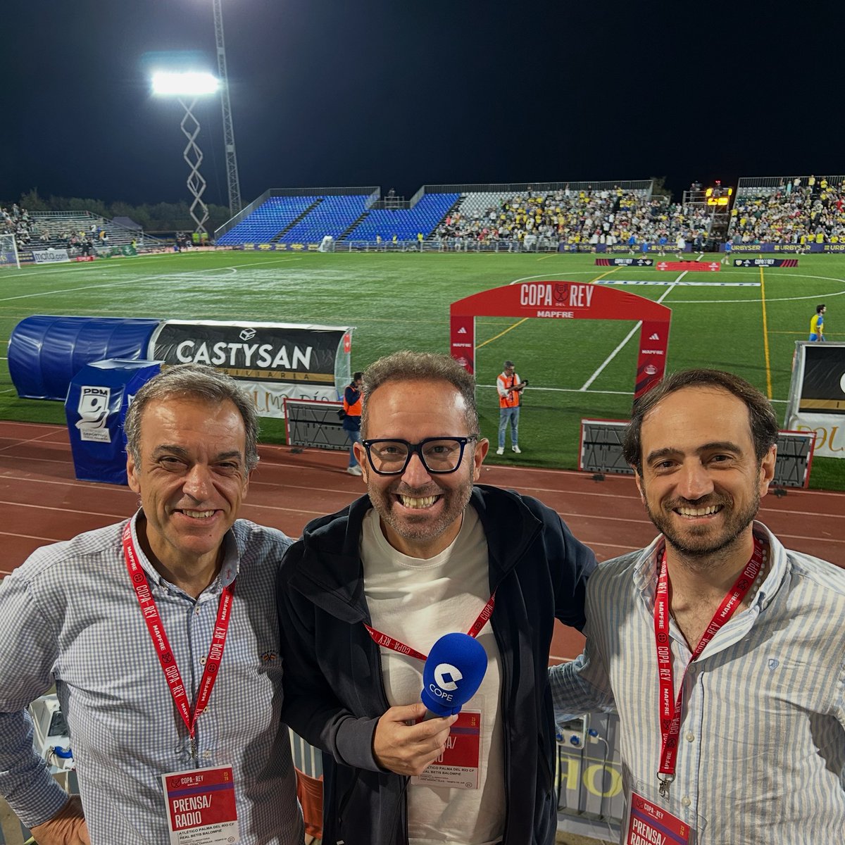 🏟️ Sergio León 

At. Palma del Río- Real Betis 

Copa SM Rey <a href="/rfef/">RFEF</a> 

Os lo contamos en <a href="/tjcope/">Tiempo de Juego</a> 

📸Y desde Palma del Río (Córdoba) con el ingeniero <a href="/JMCabralesTRK/">Jose Manuel Cabrales Carrasco</a> e   <a href="/IsaacEscalera/">Isaac Escalera</a>