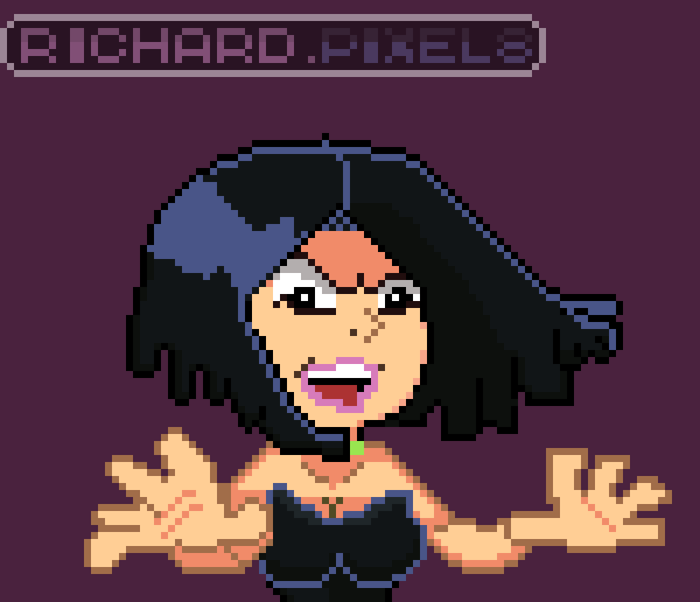 Richard_pixels's tweet photo. Pra não ficar sem postar nada no halloween eu tirei um tempinho e fiz pixel Art de uma das minhas vilãs favoritas da Turma da Monica, a Bruxa Viviane, ou melhor, a bruxa da Lua.
#monica #turmadamonica #mauriciodesousa #BrArts #Artists #PixelArt #PixelArtists #PixelArtist https://t.co/yr2t3uXKh2