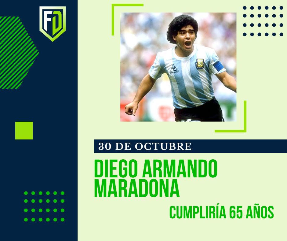 El día de hoy el Astro del futbol, Diego Maradona, cumpliría 65 años.
