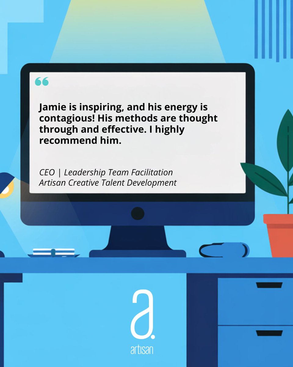 artisanupdates's tweet image. Did you know Artisan Creative's Talent Development team works with the leadership team on off-sites and team and culture-building workshops?  Reach out to know more.  #Facilitation #teamoffsites #leadershipdevelopment