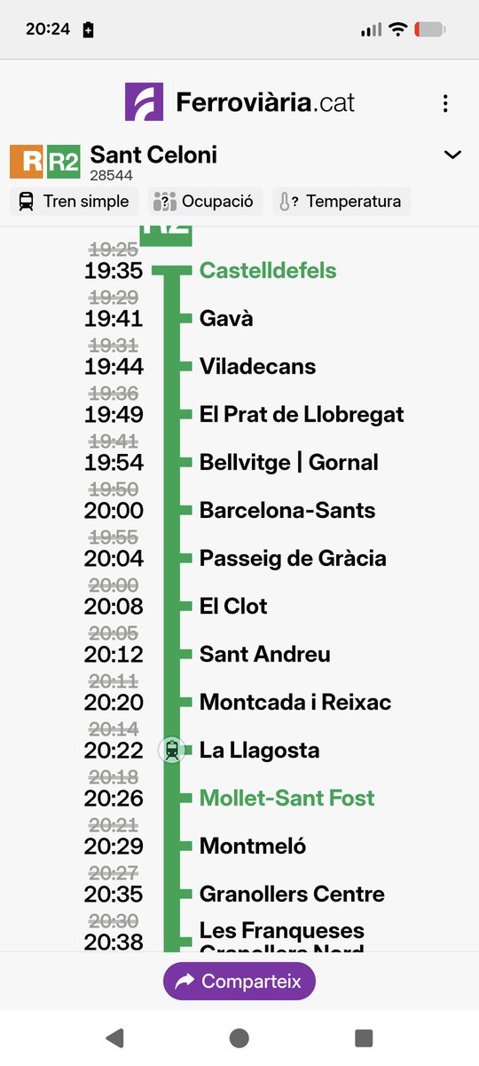 oceabaricco's tweet photo. 🚂 Tren 28544
📅 30/10
❌ Tornem al retard diari del tren... 🥵
⏰ Minuts de retard: 8
Motiu? 🤔
#rod2 @rodalies @dignitatavies @Afectrodalies @retardsrodalies @PARC_rodalies @atrencion @peremacias1 @sindicdegreuges @territoricat #col·leccionantincidencies https://t.co/jUyG5mcTd7