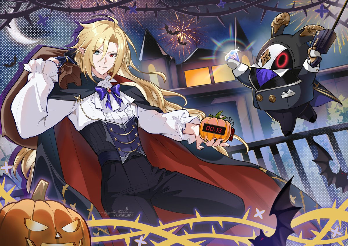 Happy Halloween!🦇🎃
#HugoVlad #ZZZ #zzzero #zzzerofanart