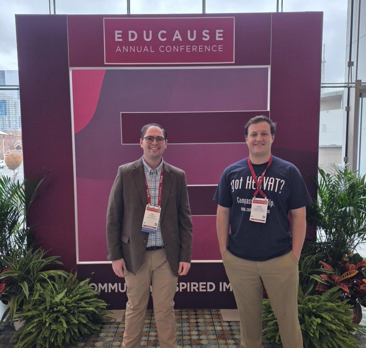 CompassITC's tweet image. Great seeing so many familiar faces &amp;amp; meeting new ones at the EDUCAUSE Annual Conference in Nashville this week! We appreciated the opportunity to connect with #HigherEd technology leaders &amp;amp; discuss the evolving #cybersecurity &amp;amp; #risk landscape shaping the future of the sector.