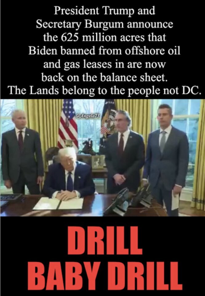 <a href="/GuntherEagleman/">Gunther Eagleman™</a> American soil 😎American oil
DRILL BABY DRILL  ‼️