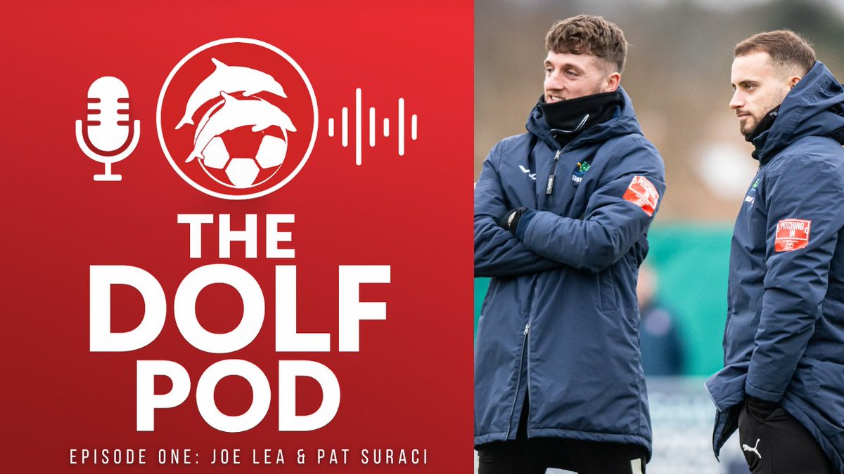 🎙️| THE DOLF POD

We are delighted to announce the introduction of our brand new podcast ‘The Dolf Pod’.

The first episode goes live on our YouTube channel ‘DolphinsTV’ this evening at 8:30pm as our hosts Connor Hannon and Jacob Deighton are joined by joint managers Joe Lea and