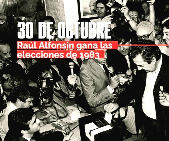 🔴 La Democracia es una tarea diaria. 🇦🇷
Que no sólo de votar se trata, va más allá, es la vida misma sin violencia y con vocación ciudadana. 
Celebremos este día, aún así con sus deudas pendientes. Con la democracia se come, se cura y se educa