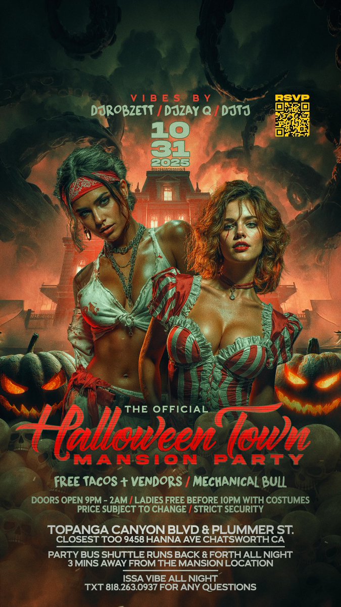 DjRobzett's tweet photo. FREE TACOS TOMORROW NIGHT 🌮 10/31 🎃🎥 Prices will rise at door so get your tickets now . Bottle service available 🥂 txt 818.263.0937 to reserve/ questions. ID is required 🍹 https://t.co/jVDx9dJzaC
