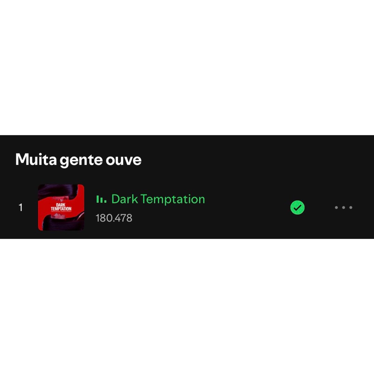 lsloversoficial's tweet photo. Parceria do ano! "DARK TEMPTATION" alcançou a marca de 180K de streams no Spotify. Hino! https://t.co/8OPM1dBBrF