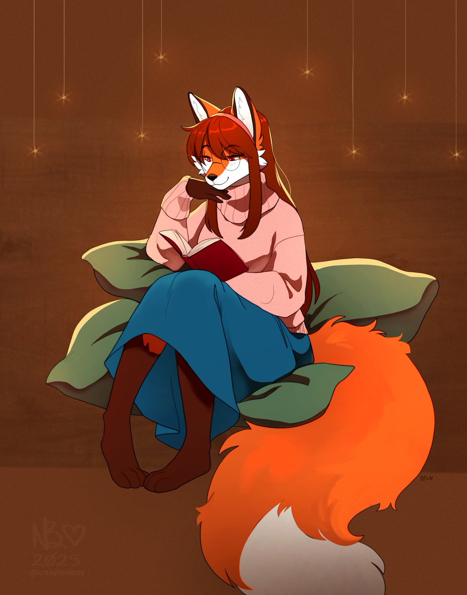 Cozy reading day~~ 

For the very kind Desp! thank you! <33