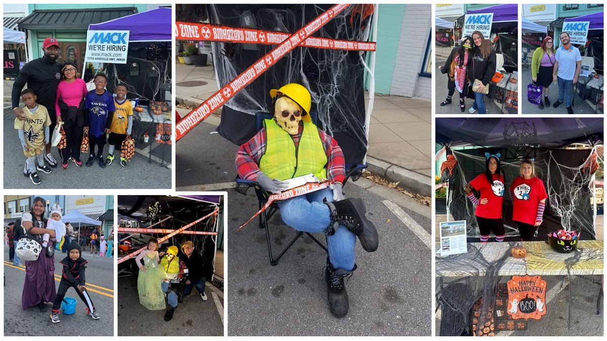A spooky good time at Inman’s Boo on Mill! 👻Congrats to our own Penny Henley &amp; Kelli McCarter for winning Best #Scarecrow with Mr. Mack &amp; connecting with 15 job seekers!.🎃 Kudoa also to Pro-Flo Plumbing &amp; Church at the Mill – Lake Cooley –  for Best Booth! #Community #SCJobs