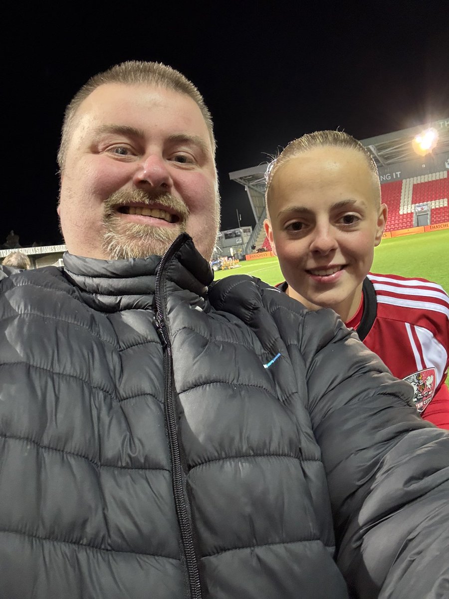 Was lovely to see <a href="/MollieTaylor_6/">Mollie Taylor</a> <a href="/bow_jackson/">Bow Jackson</a> Amber Pollock and Ellie Sara last night playing for <a href="/ExeterCityWFC/">Exeter City Women FC</a> against there former clubs