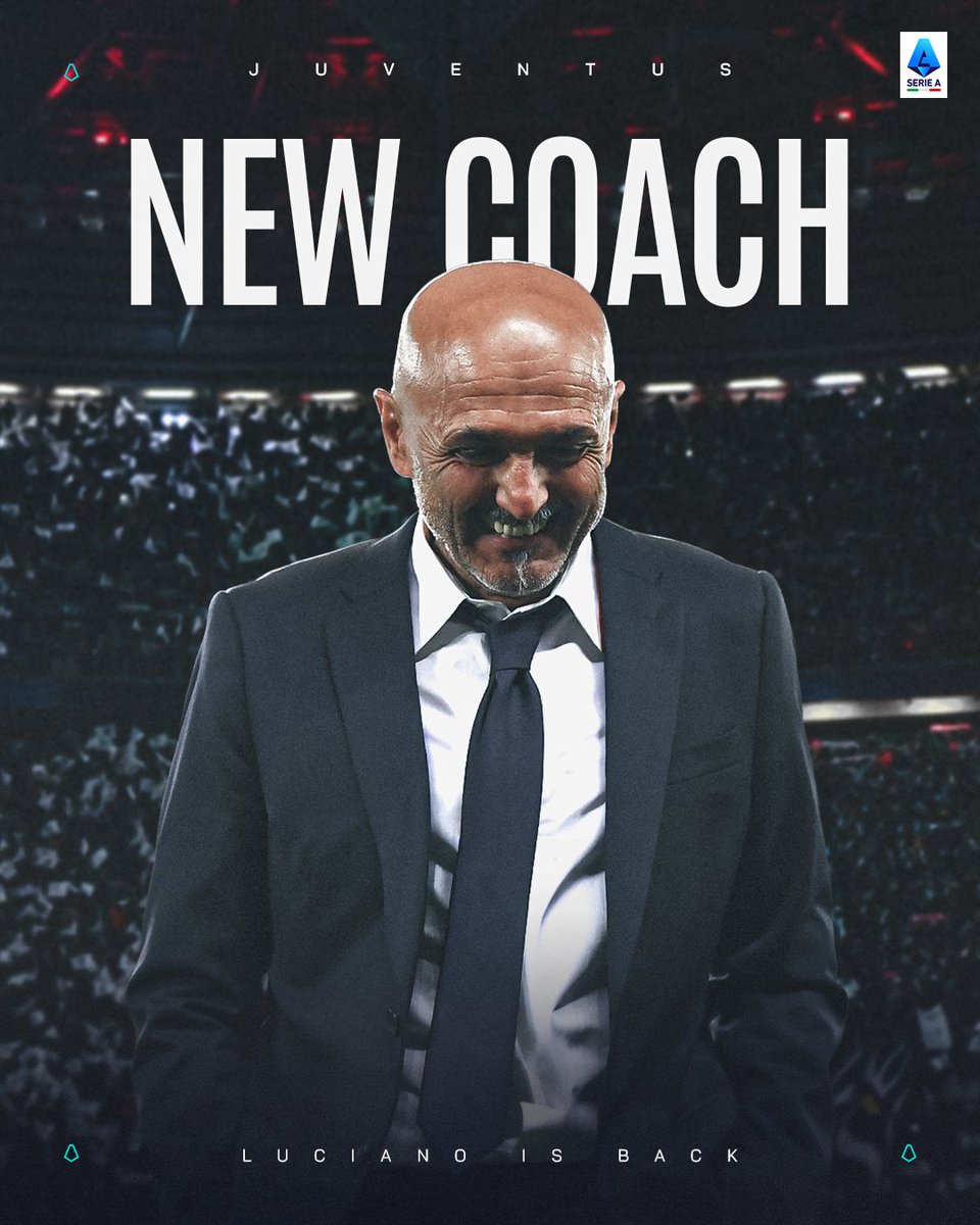 Luciano Spalletti is the new head coach of Juventus ⚪⚫