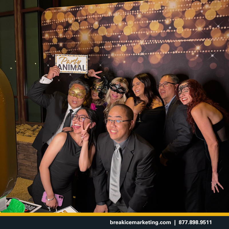 Hdowellbreakice's tweet photo. Had such a great time at the Dinner With Friends 2025 Masquerade Ball, catching up with our credit union clients and snapping some fun photos together! #creditunions #SCCUA #socal #digitalmarketing https://t.co/xJ51tyNVyc