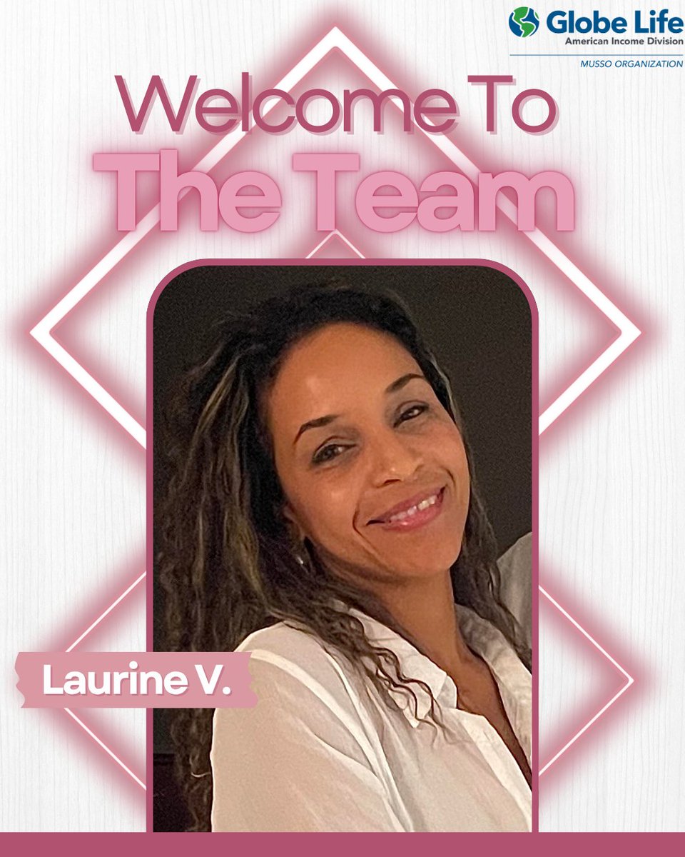 MussoOrg's tweet image. 🌟 Join us in giving a warm welcome to Laurine V.💼 We’re thrilled to have her on board as a Life Insurance Agent with Globe Life and can’t wait to see the amazing impact she’ll make! 💙💚 #WelcomeToTheTeam #LifeInsurance #MussoOrganization
