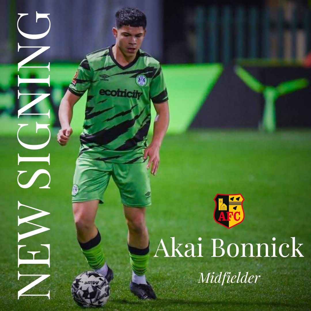 Another one through the door ✍️

Midfielder Akai Bonnick joins the Church on a month-long loan from <a href="/FGRFC_Official/">Forest Green Rovers</a> ⚽️

Welcome to the club, Akai! ⛪️