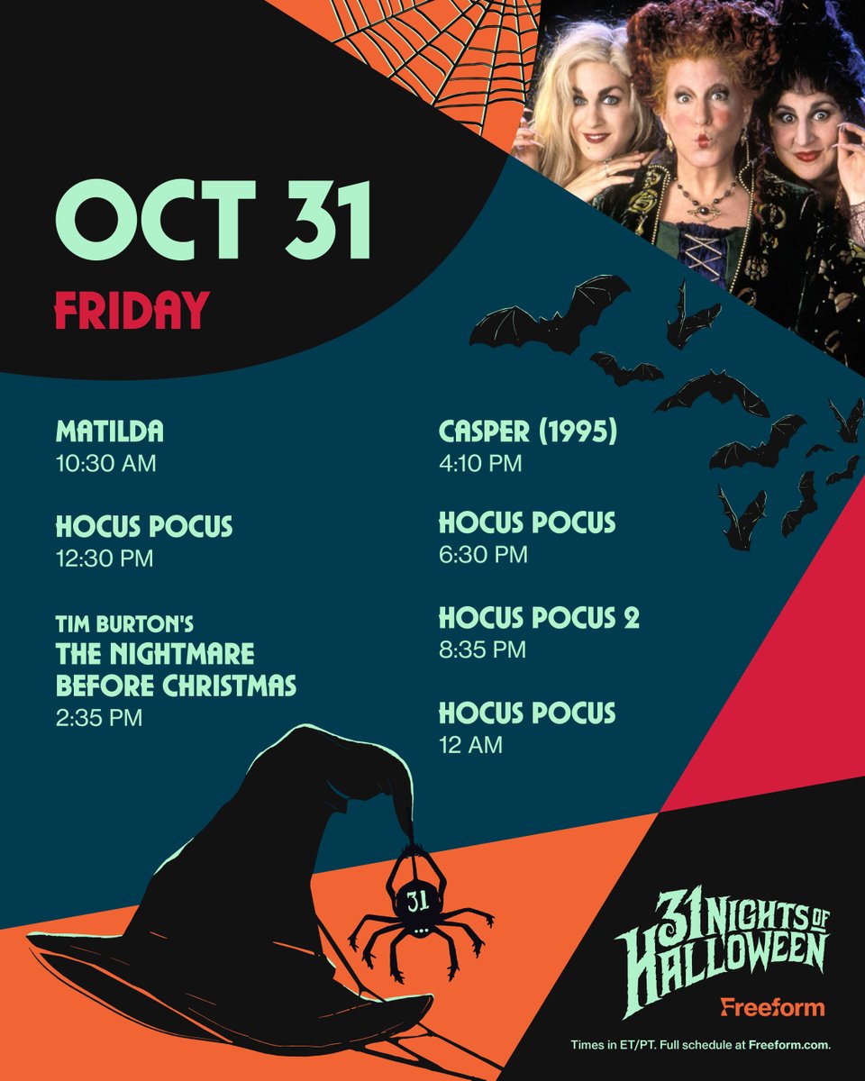 Freeform's 31 Nights of Halloween tweet media